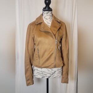 Aeropostale vegan leather (suede) Moto Jacket.  Size Medium.